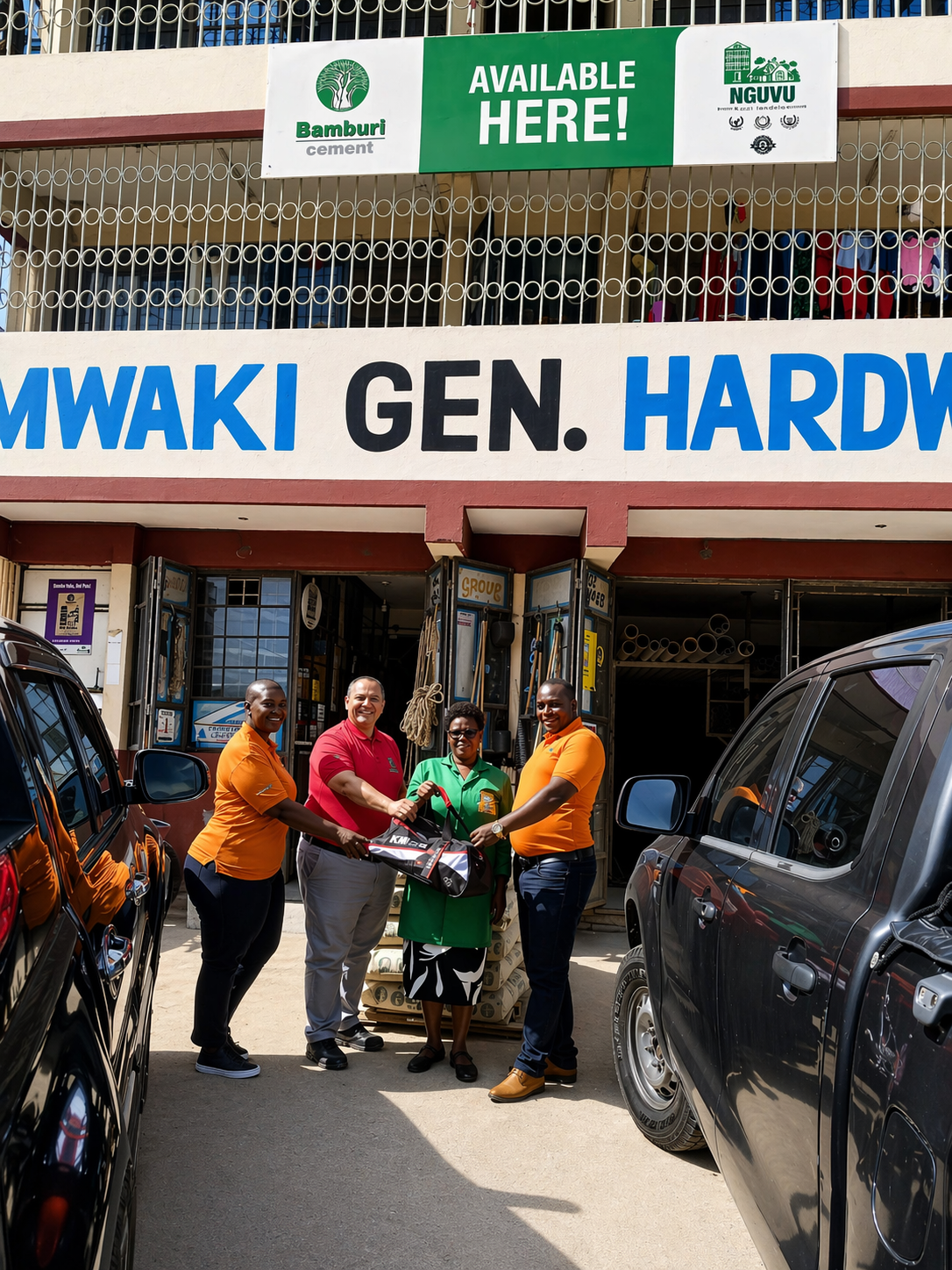 Mwaki Glass and General Hardware store, Masimba Road Nairobi